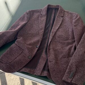 Zara Men's Burgundy Jacket
